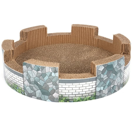 Ware CORRUGATED CATNIP CASTLE  Round  Carboard