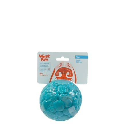 West Paw Zogoflex Air Boz Large 4" Dog Toy Peacock