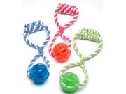 JW Pet Company Megalast Ball with Rope Dog Toy, Small (Co...