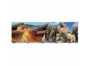 Blue Ribbon Vibran-Sea Double Sided Aquarium Background - Desert Sand & Cactus - 19 in x 50 ft