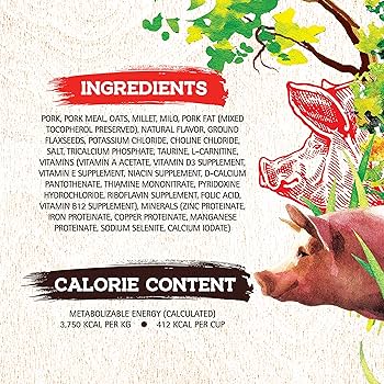 Inception Pork Recipe Dry Dog Food - 27 lb Bag - Meat First, Legume-Free