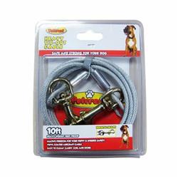 Petcrest Heavy Duty Tie Out Cable - 10 ft Dog Leash