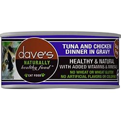 Daves Naturally Healthy Tuna/Chicken Can Cat Food