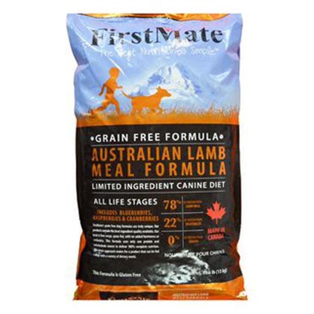 FirstMate LID Grain-Free Australian Lamb Dog Food 28 lb / 25 lb / 40 lb Bag