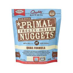 Primal Freeze-Dried Dog Food, Quail - 5oz Meal