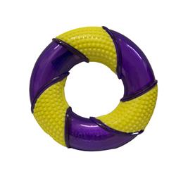 KONG Squeezz Bitz Ring Dog Toy - Medium
