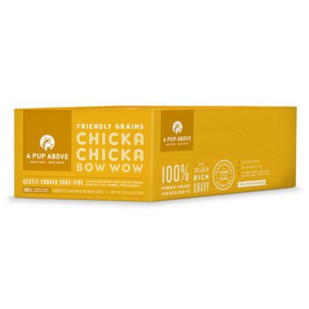 A Pup Above Chicka Chicka Bow Wow Gently Cooked Frozen Dog Food, Chicken Recipe with Friendly Grains, 1 lb