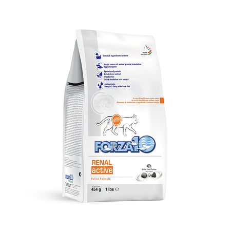 Forza10 Active Renal Support Dry Cat Food - Kidney Health Diet (454g / 1lb)