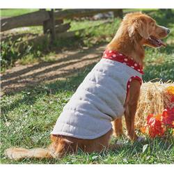 Tweed Coat Red Polka Dot Sm