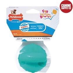 Nylabone Teething Puppies Ball Toy, Soft Gentle Material ...