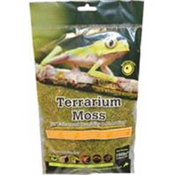 Galapagos Sheet Moss - Reptile/Amphibian Terrarium Substrate - 150 cu in / 2.6 qt Fresh Green Decorative Moss Sheet