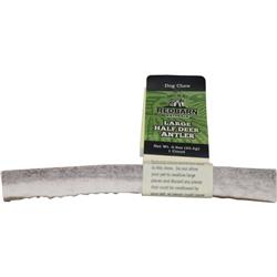 Redbarn Large Half Deer Antler Dog Chew Treat, Natural & Long Lasting