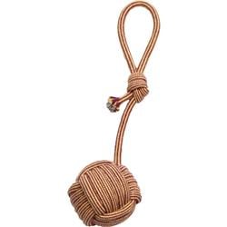 Mammoth Extra Flossy Chews Monkey Fist Tug Dog Toy with Loop Handle - Small, Durable Rope Toy