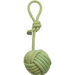 Mammoth Extra Flossy Chew Monkey Fist Tug Dog Toy with Loop - Large - 16/24 inch