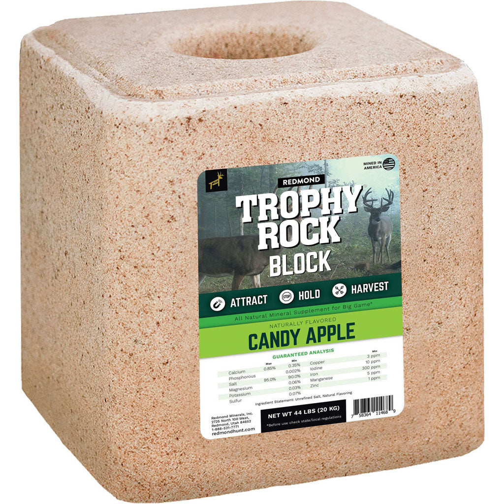 114689 Rock Pressed Block - Candy Apple - 44 lbs