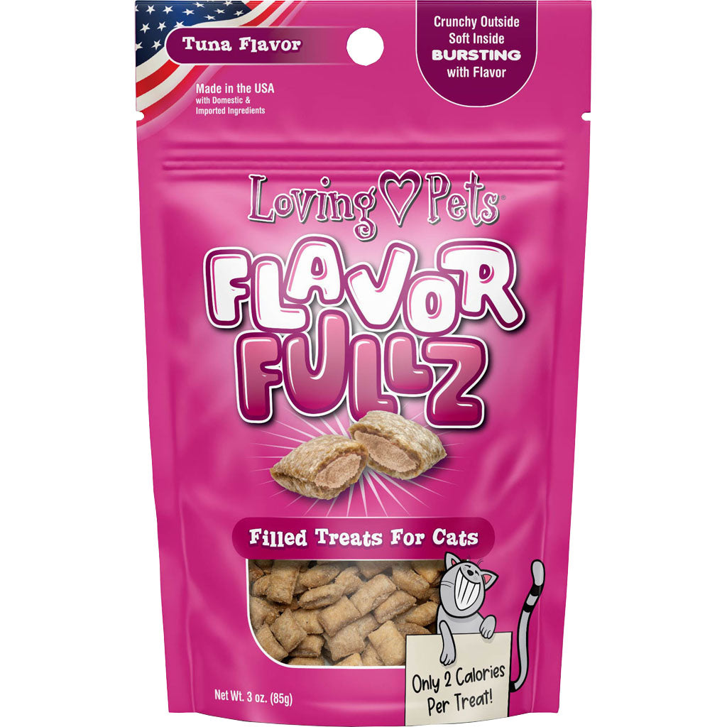 Loving Pets Flavorfullz Filled Cat Treats, Tuna Flavor, 3 oz