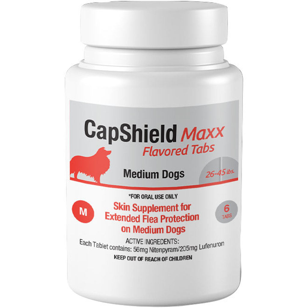 Capshield Maxx Chewable Dog 26-45lb 6ct