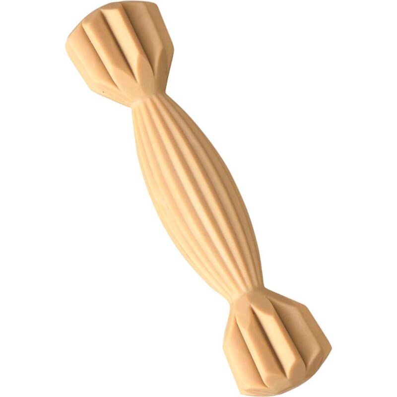 Spot Ethical Pet Love The Earth Natural Rubber Groovy Bone Dog Toy, 7 Inch