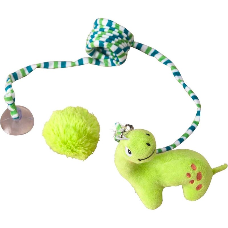 Ethical Pet SPOT Springy Fun Pom-Pom Cat Toy - Interactive Suction Cup Toy