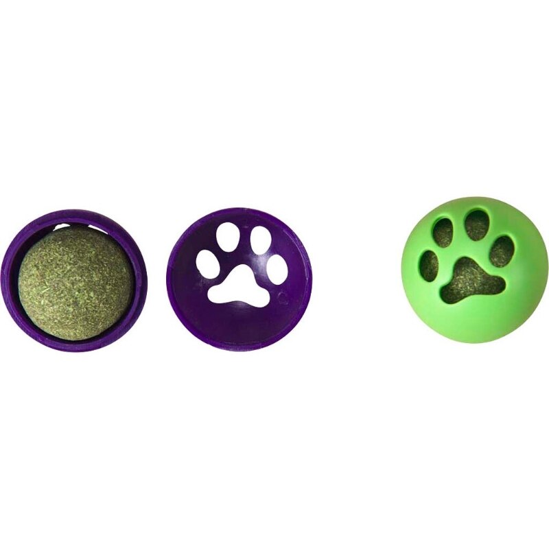 SPOT Catnip Roller Ball Cat Toy - 2 Pack - Ethical Pet