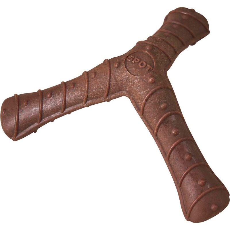 SPOT Bambone Plus Tripod 5" Dog Chew Toy - Bison Flavor, Durable & Long Lasting