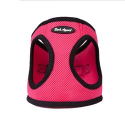 Bark Appeal Raspberry Step-in Dog Harness - Small/Medium, Anti-Choke Vest Harness