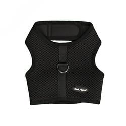 Bark Appeal Wrap & Go Dog Harness - Black - Medium - Soft Mesh, Buckle-Free