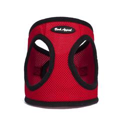 Bark Appeal Mesh EZ Wrap Step-In Dog Harness, Red, Small