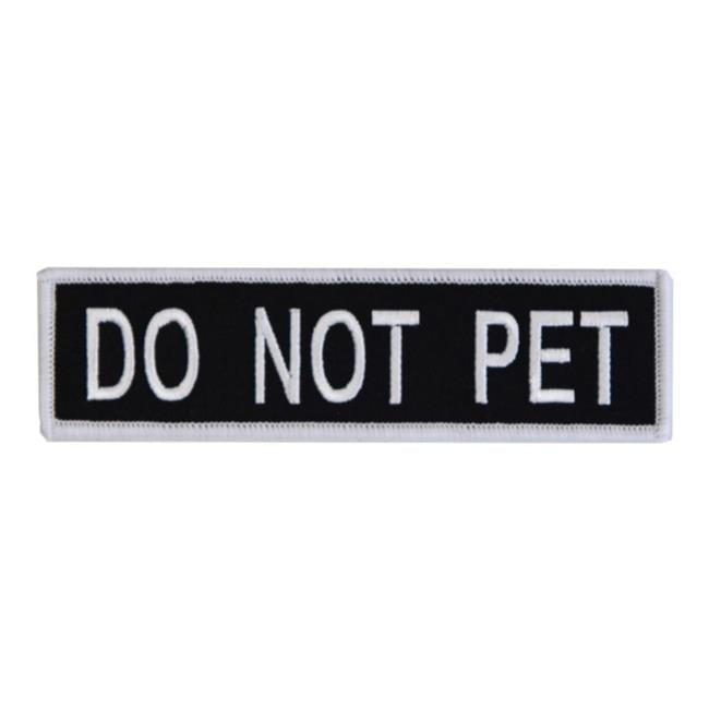 Boss Dog Tactical Harness Patch - Do Not Pet - Large