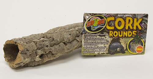 Zoo Med Natural Cork Round Small - Reptile/Amphibian Terrarium Decor, Bark Hide
