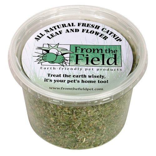 From The Field Catnip Leaf & Flower 2 oz Tub - All Natural Catnip