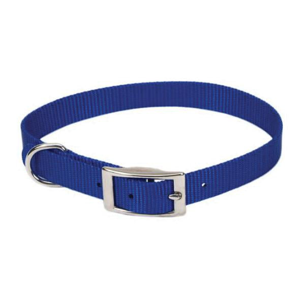 Coastal Pet Nylon Dog Collar - Blue, 3/4 inch x 18 inch, Medium
