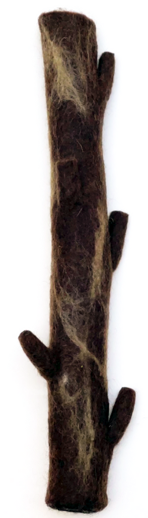 Dharma Dog Karma Cat Wool Hemp Ribbon Twist Dog Toy - 10 Inch