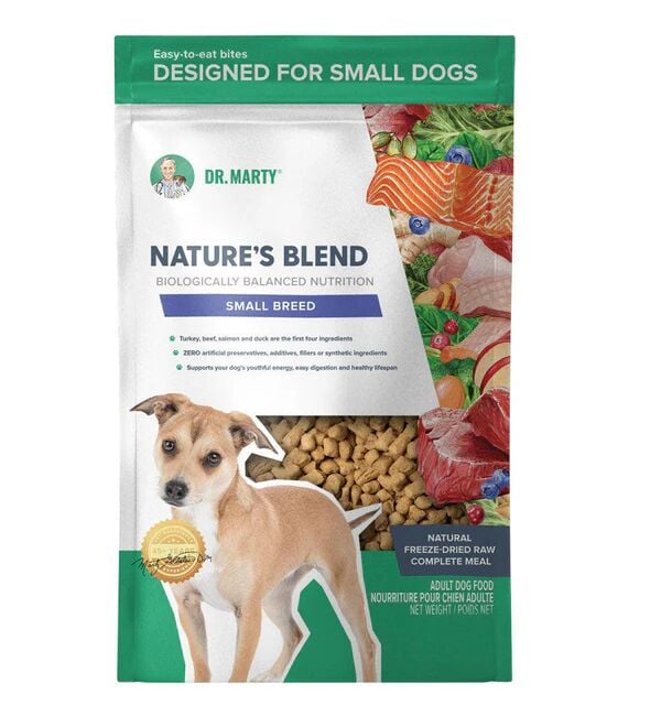 Dr. Marty Nature's Blend Small Breed Freeze-Dried Dog Food - 80 oz / 5 lb Bag