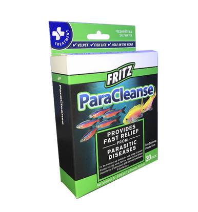 Fritz Aquatics ParaCleanse - Parasitic Fish Disease Treatment - 10 Count