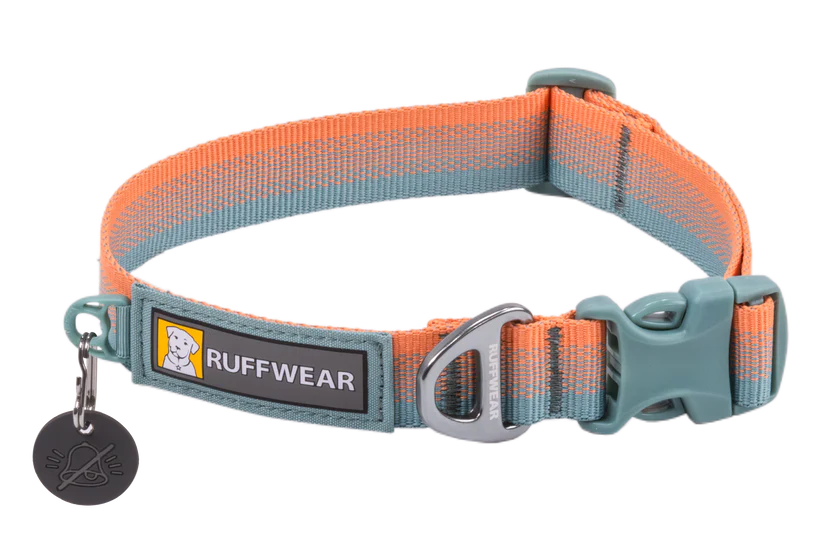 Ruffwear Front Range Dog Collar - Small, Comfortable Pet Collar with Aluminum V-Ring