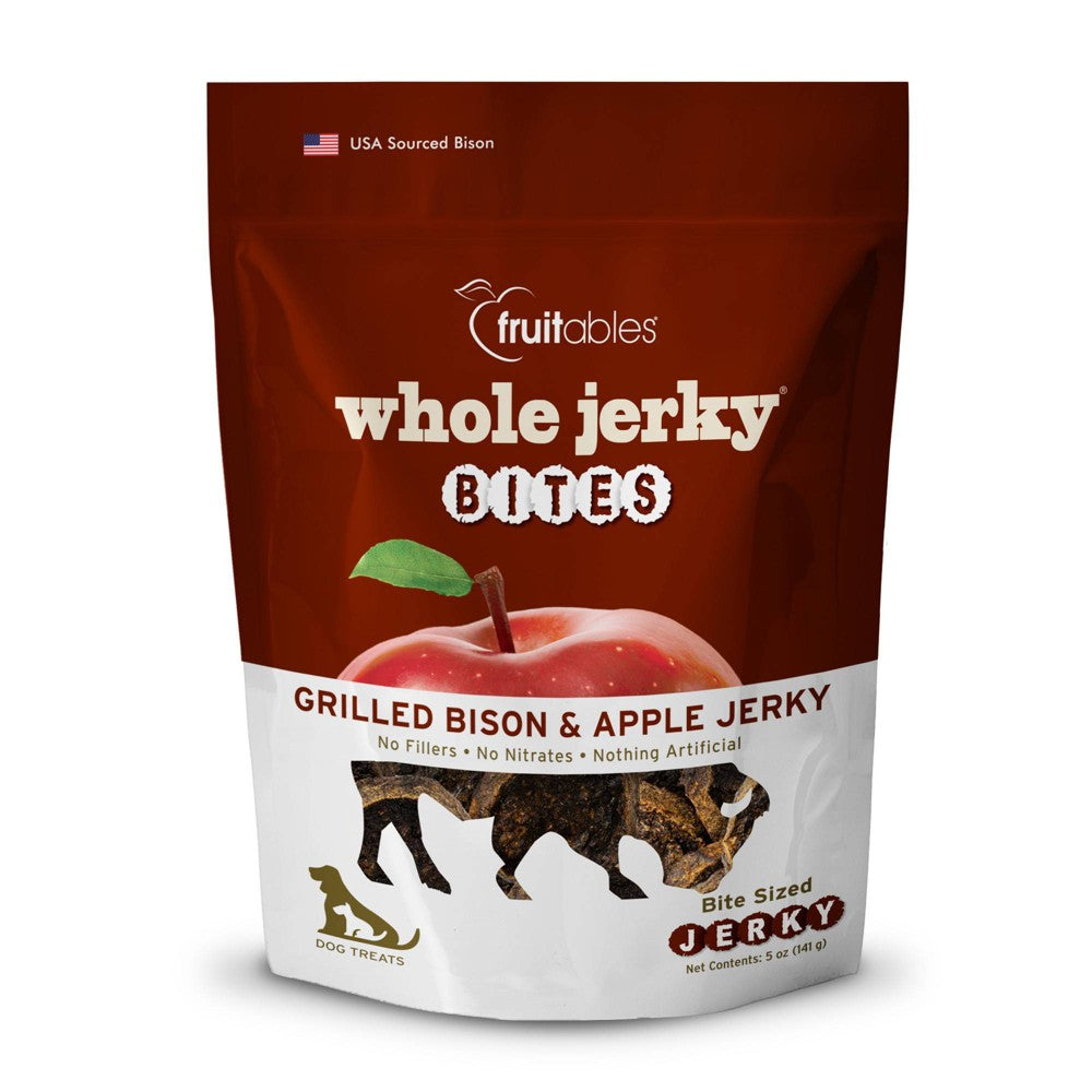 Fruitables Whole Jerky Bites Grilled Bison and Apple Jerk...