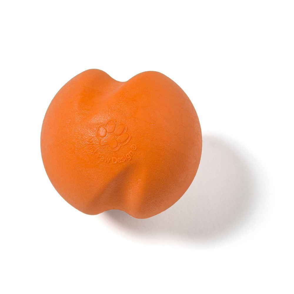 West Paw Zogoflex Jive Dog Toy - XS, Tangerine, 2 inch - Durable Fetch Ball & Chew Toy