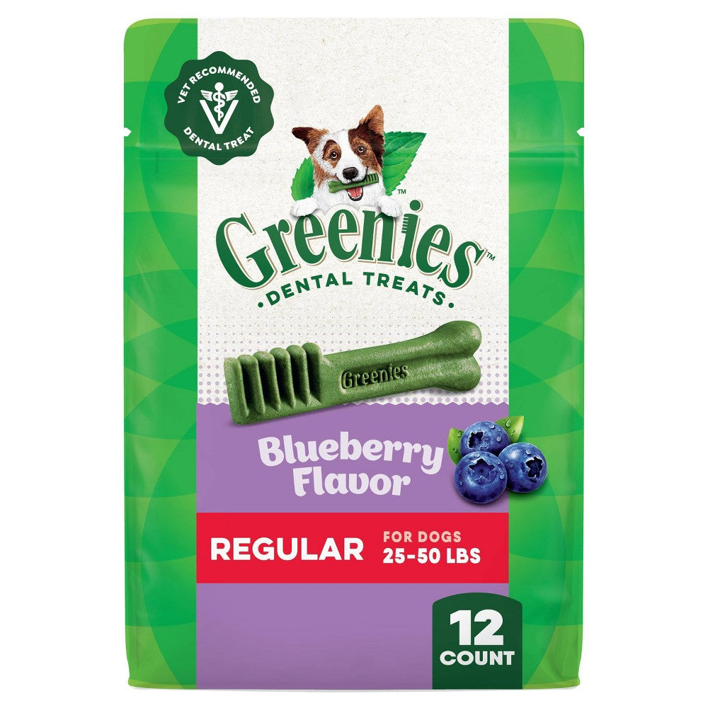 GREENIES Blueberry Flavor Dental Treats Regular 12oz