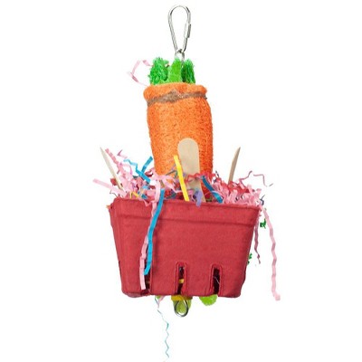 A&E Happy Beaks Veggie Basket Bird Toy