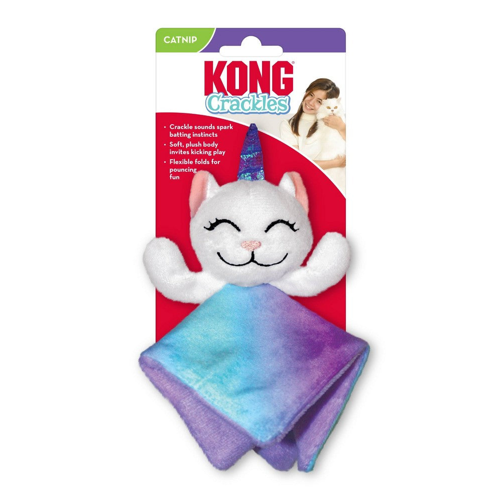 KONG Crackles Caticorn Cat Toy with Catnip