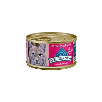 Blue Buffalo Wilderness Grain Free Wet Cat Food, Salmon Recipe, 3 oz