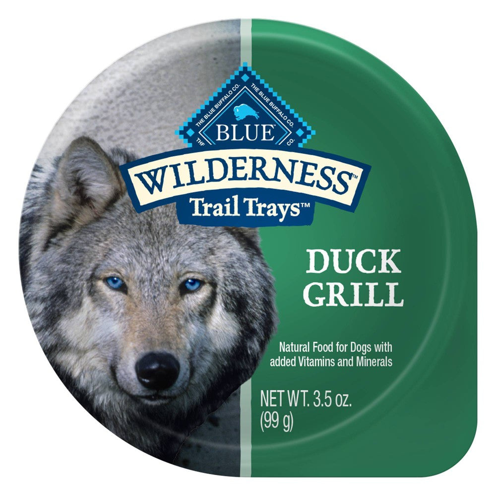 Blue Buffalo Wilderness Trail Trays Grain Free Wet Dog Fo...