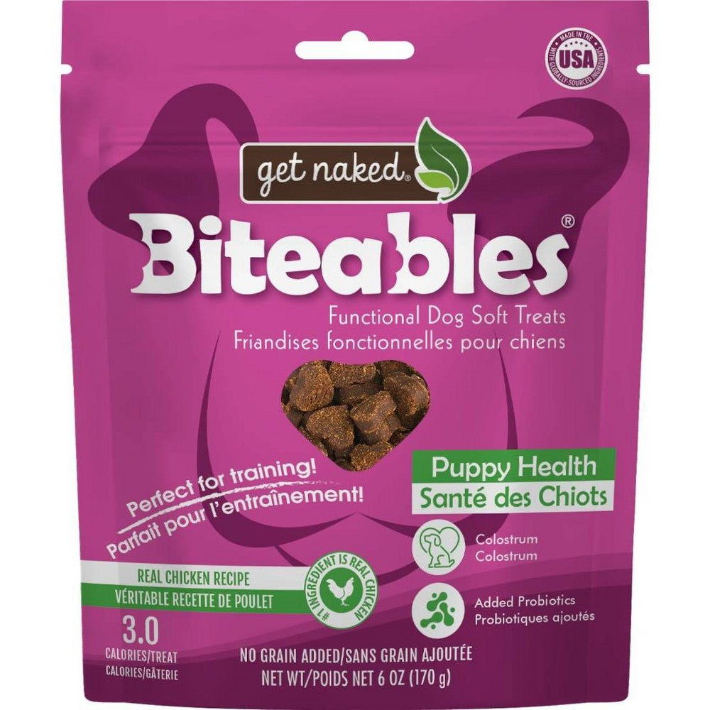 Get Naked Biteables Puppy Health Functional Chicken Flavo...