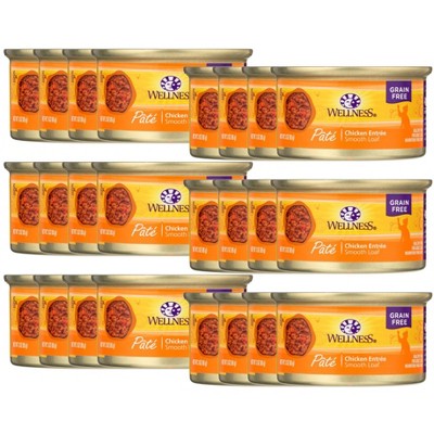 Wellness Complete Health Chicken Pate Grain-Free Wet Cat Food, 3 oz Can