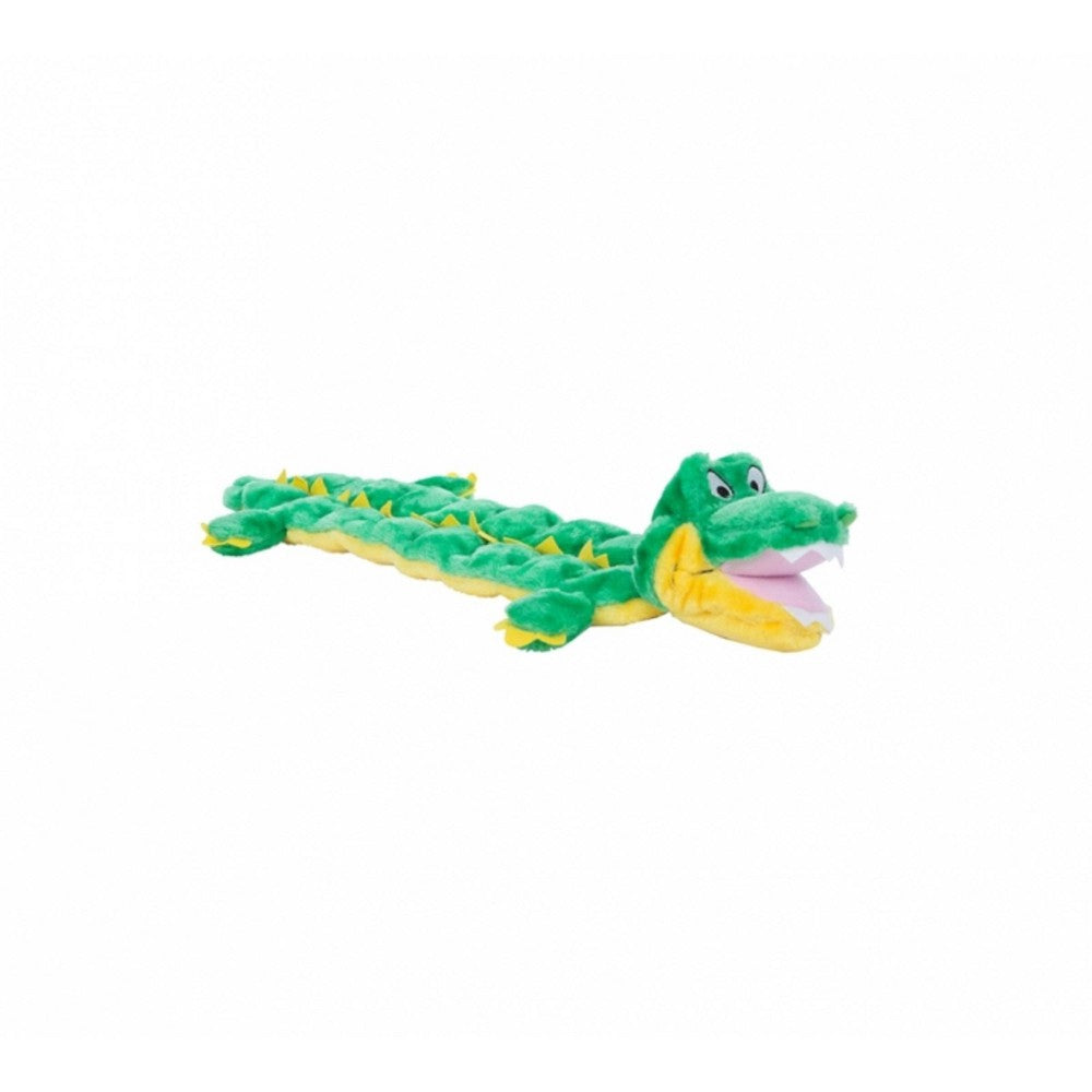 Outward Hound Squeaker Matz Gator Dog Toy - Plush Long Body Squeaker, XL/Large
