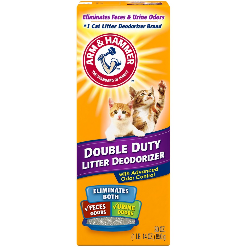 Arm & Hammer Double Duty Cat Litter Deodorizer - Advanced Odor Control - 30 oz