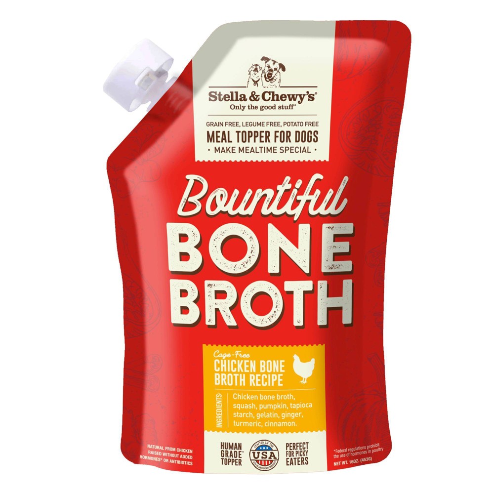 Stella & Chewy's Chicken Flavor Bountiful Bone Broth Wet ...