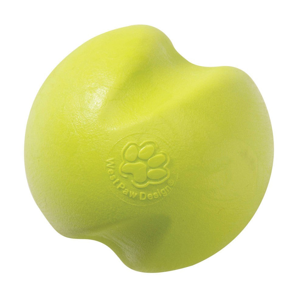 West Paw Jive Dog Toy - Large 3.25" - Green - Zogoflex Durable Ball