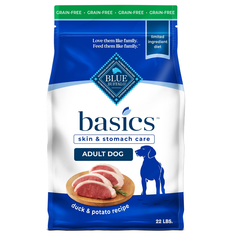Blue Buffalo Basics Skin & Stomach Care Grain Free Natura...